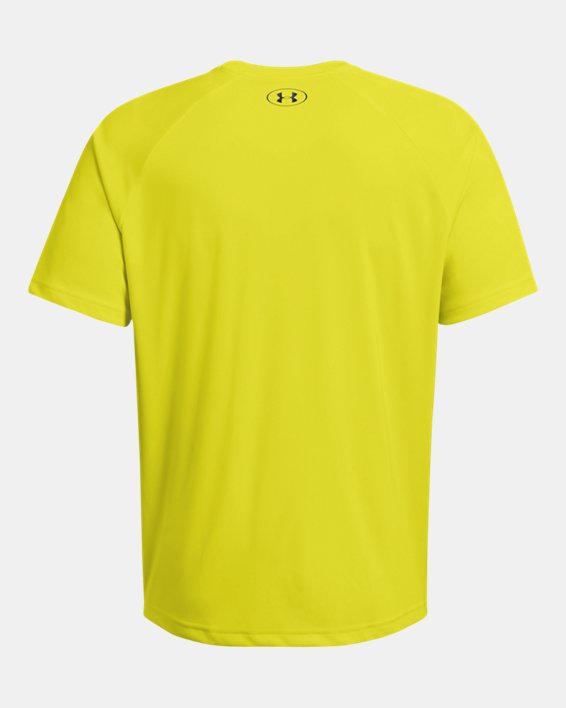 Camiseta Manga Corta UA Velocity para Hombre, Yellow, pdpMainDesktop image number 3